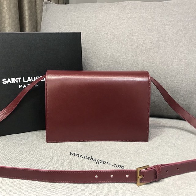YSL专柜款女包 聖羅蘭經典款MEDIUM BELLECHASSE翻蓋包包 YSL肩背斜挎包 462044  jjh1061